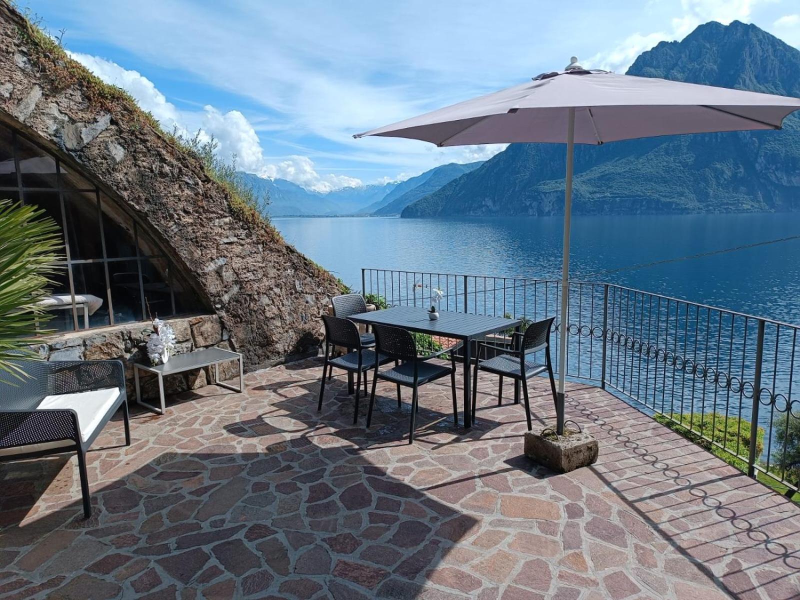 Studio Zu - Lakeside Apartment Riva di Solto Exteriér fotografie